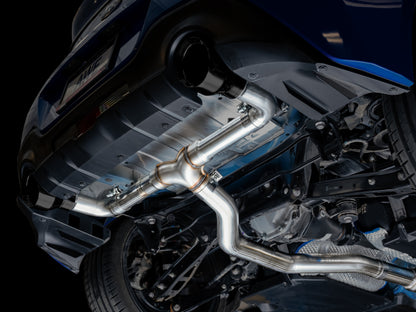 AWE Tuning Subaru BRZ / Toyota GR86 / Toyota 86 Track Edition Cat-Back Exhaust- Diamond Black Tips
