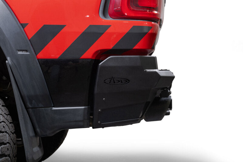 Addictive Desert Designs2025 Ram RHO Phantom Rear Bumper - Hammer Black Powder Coat