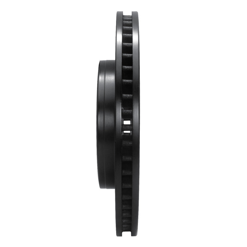 R1 Concepts R1 07-17 Buick Enclave Front Right Drilled & Slotted Black Brake Rotor