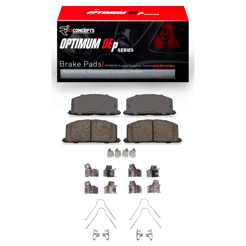 R1 Concepts R1 92-99 Toyota Tercel Front Optimum OE Pads & Hardware Kit