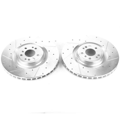 PowerStop Power Stop 12-15 Mercedes-Benz ML63 AMG Front Drilled & Slotted Rotor - Pair