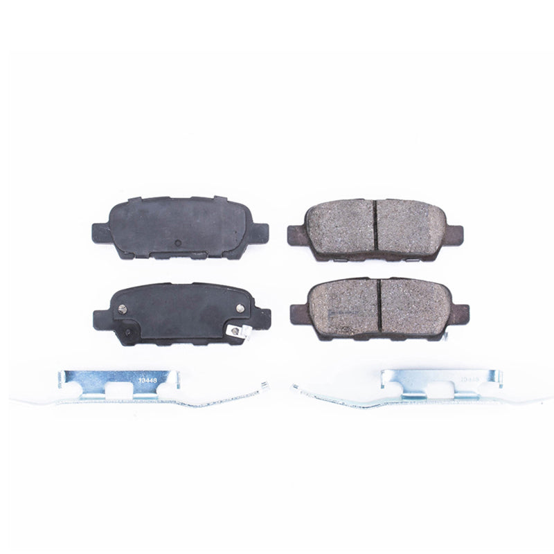 PowerStop Power Stop 08-10 Infiniti EX35 Rear Z17 Evolution Ceramic Brake Pads w/Hardware