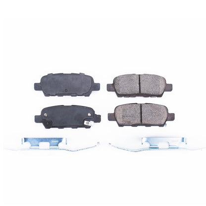 PowerStop Power Stop 08-10 Infiniti EX35 Rear Z17 Evolution Ceramic Brake Pads w/Hardware