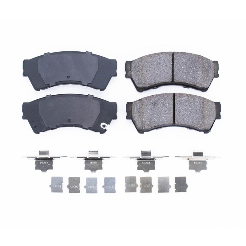 PowerStop Power Stop 06-12 Ford Fusion Front Z17 Evolution Ceramic Brake Pads w/Hardware