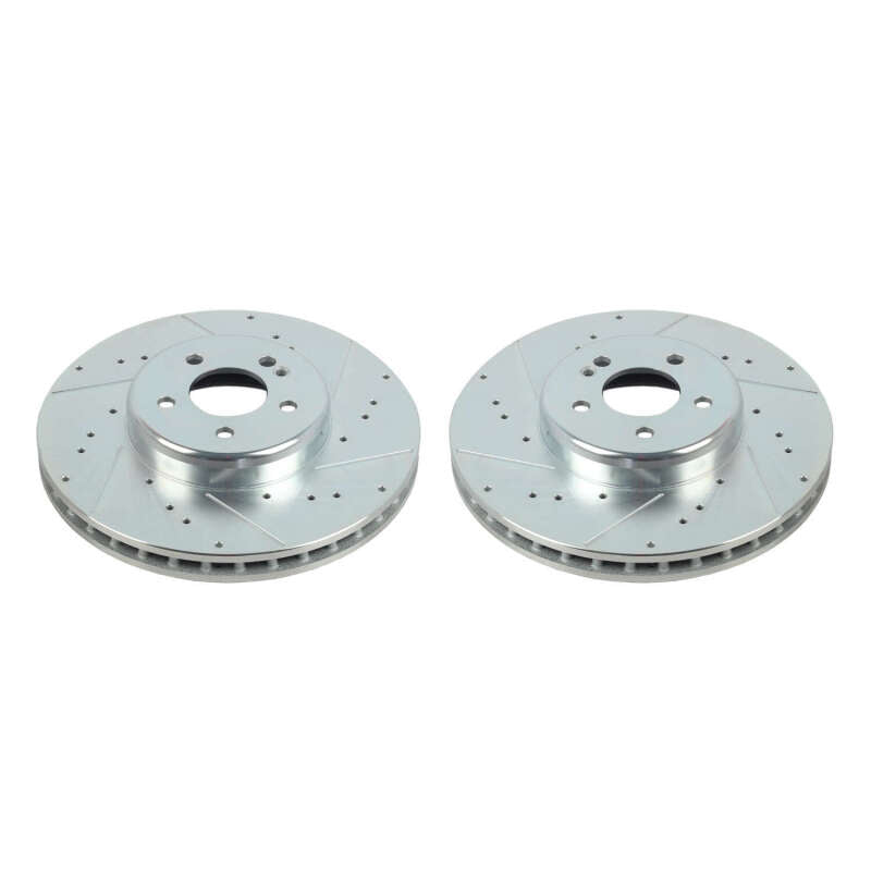 PowerStop Power Stop 16-20 Mercedes-Benz GLC300 Front Evolution Drilled & Slotted Rotors - Pair