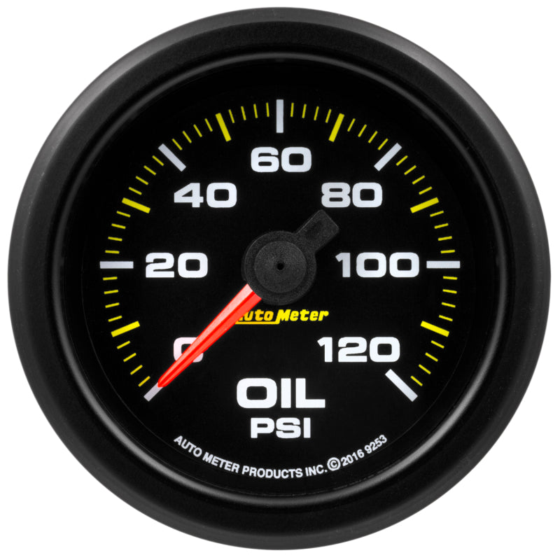 Autometer Extreme Environment 2-1/16in 120psi Stepper Motor Oil Pressure Gauge w/ Warning Light