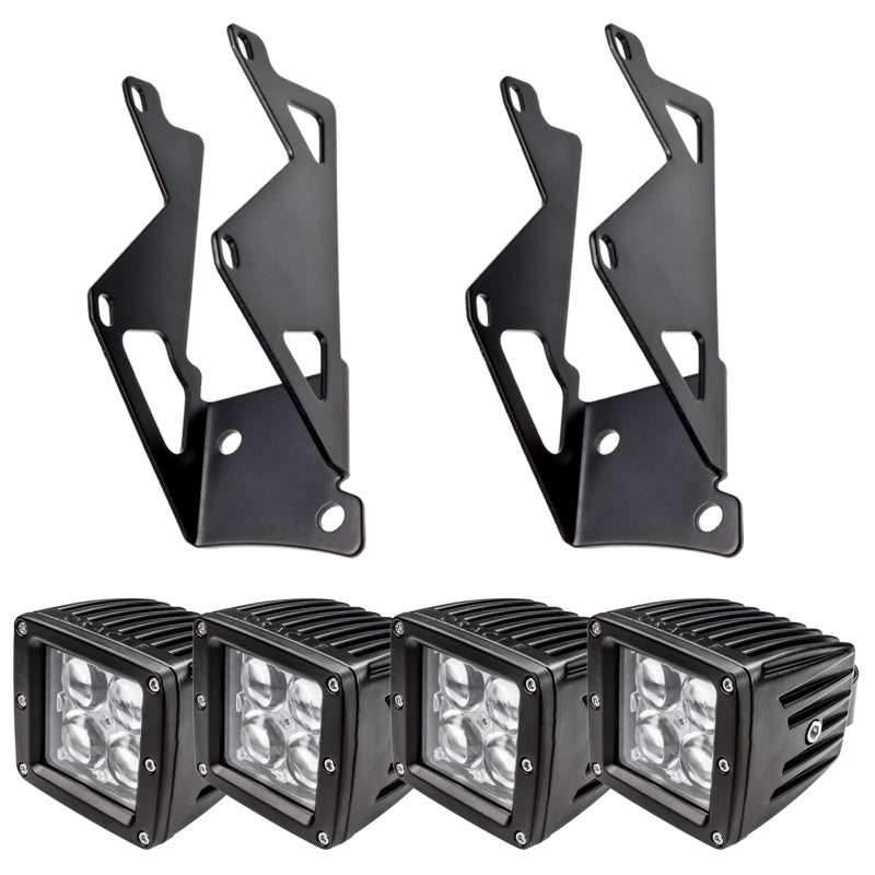 ORACLE Lighting Oracle Jeep JK Dual Mounting Pillar Brackets/Lights Combo