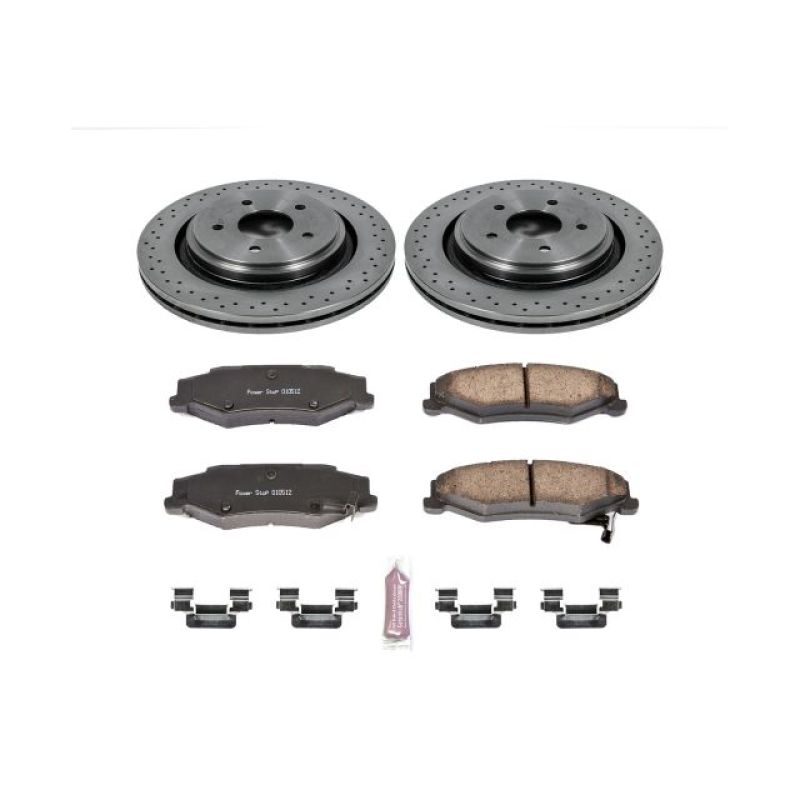 PowerStop Power Stop 06-09 Cadillac XLR Rear Autospecialty Brake Kit