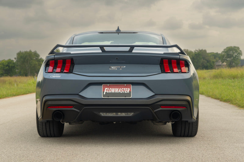 Flowmaster 24-25 Mustang 5.0L Outlaw Cat-Back Exhaust System - Black Tip (Non-Valved)