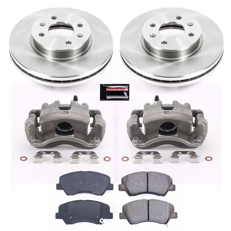 PowerStop Power Stop 12-18 Hyundai Accent Front Autospecialty Brake Kit w/Calipers
