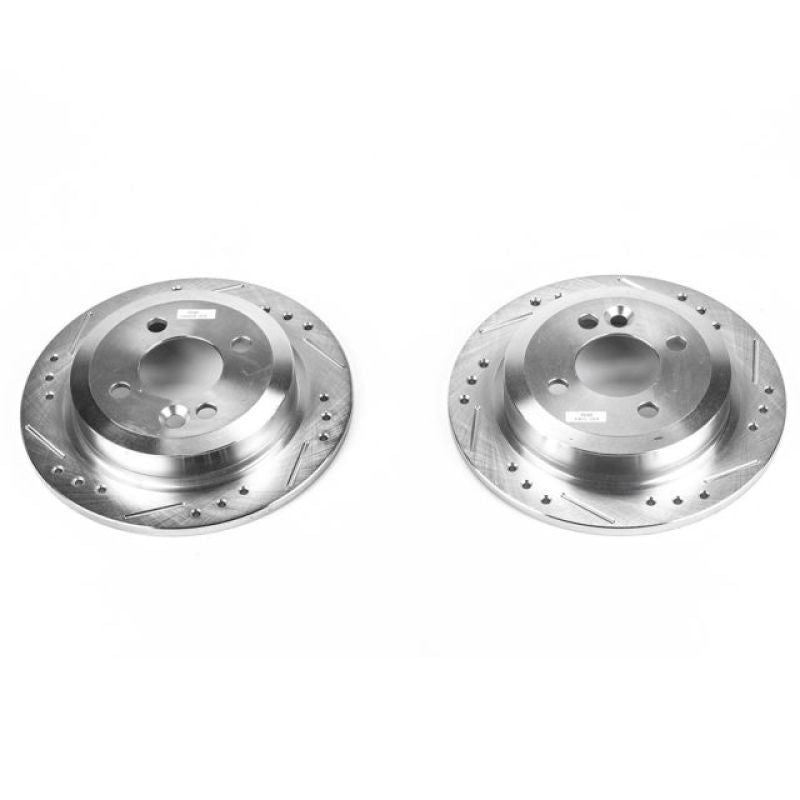 PowerStop Power Stop 02-06 Mini Cooper Rear Evolution Drilled & Slotted Rotors - Pair