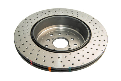 DBA 04-17 Subaru WRX STi Rear Cross Drilled/Dimpled 4000 XD Series Rotor