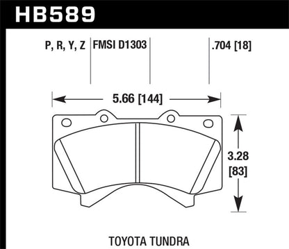 Hawk Performance Hawk LTS Street Brake Pads