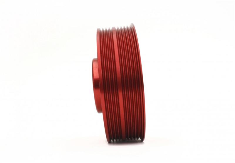 Perrin Performance PERRIN 93-14 Subaru Impreza (Incl. 02-14 WRX) / 04-21 STI Lightened Crank Pulley - Red