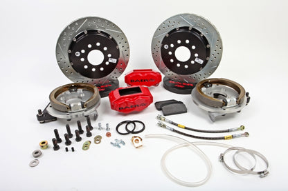 Baer Brakes 75-81 Chevrolet Camaro 13in SS4+ Rear SDZ Brake Kit - Hugger Orange