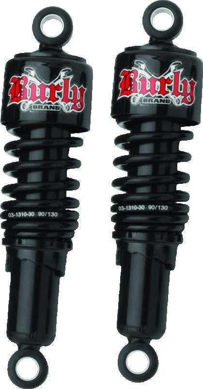 Burly Brand Dyna Shocks 10.5in - Black