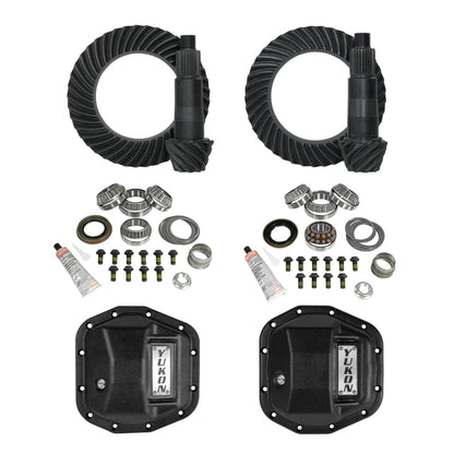 Yukon Gear & Axle Yukon Gear 18-23 Jeep JL & JT M220 Rear/M210 Front Stage 2 Gear Kit Package 5.38 RATIO w/ F&R Covers