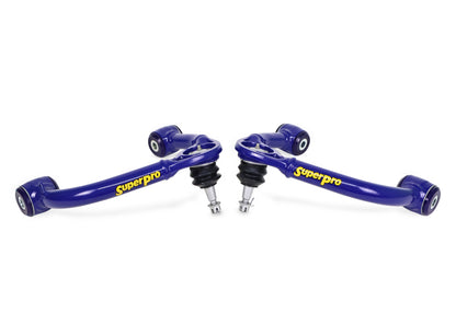 SuperPro 2021+ Ford F150 Fixed Offset Front Upper Control Arm Set