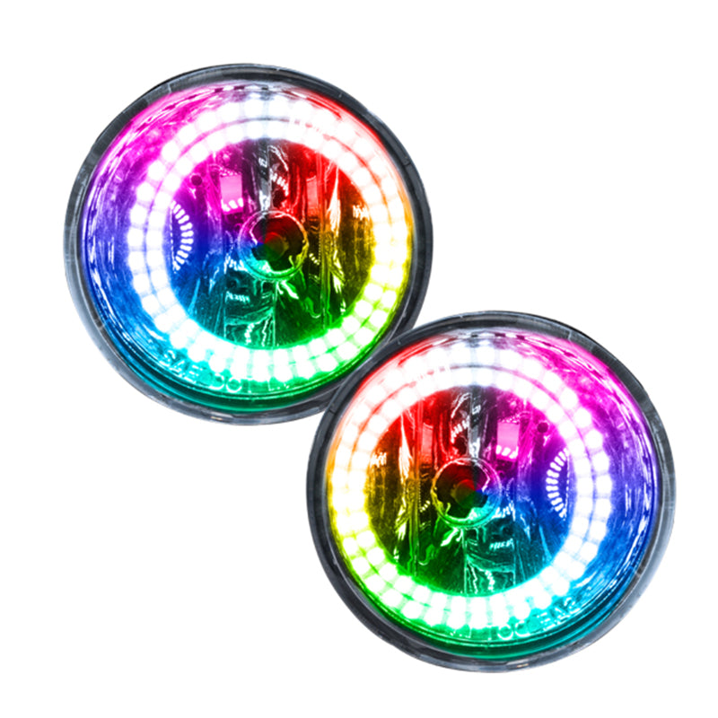 ORACLE Lighting Oracle Nissan Titan 04-12 LED Fog Halo Kit - ColorSHIFT