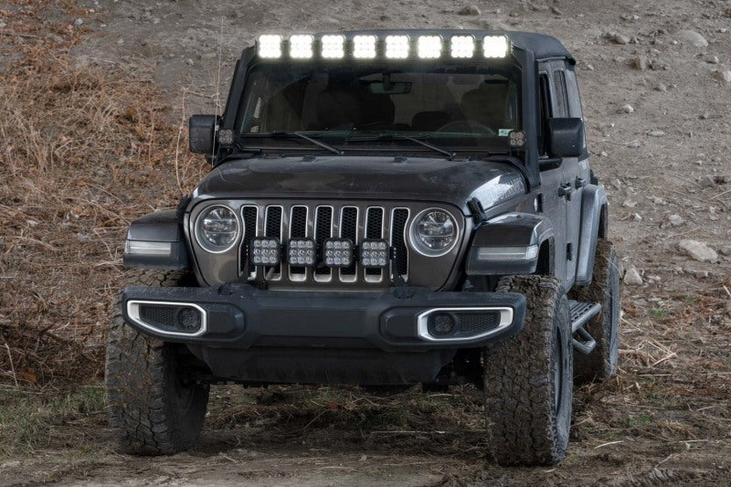 Diode Dynamics Jeep JL SS5 Pro CrossLink Windshield - Yellow Combo Lightbar Kit