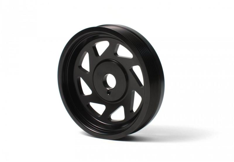 Perrin Performance PERRIN 15-18 Subaru WRX / 13-20 BRZ / 14-18 FXT / 13-16 Crosstrek Lightened Crank Pulley - Black