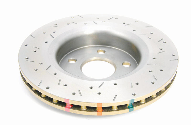 DBA 06-10 Jeep Commander Front 4000 Series Drilled & Slotted Rotor