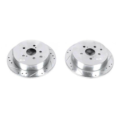 PowerStop Power Stop 10-15 Lexus RX350 Rear Evolution Drilled & Slotted Rotors - Pair