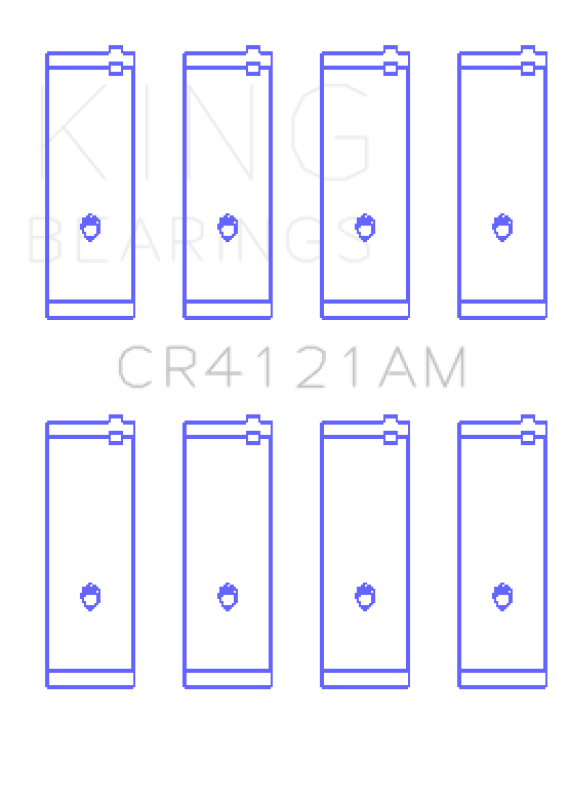 King Engine Bearings Toyota 7Afe/DOHC (Size +1.0mm) Connecting Rod Bearing Set