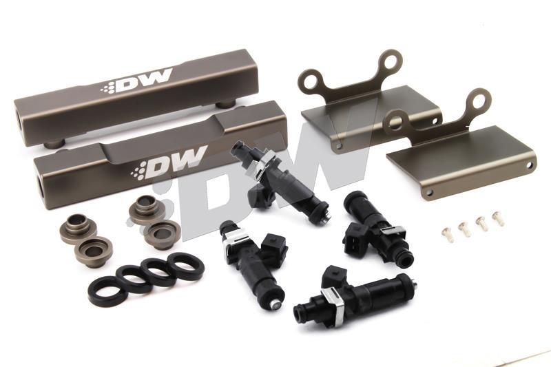 DeatschWerks 04-06 Subaru STI/LGT Side Feed to Top Feed Fuel Rail Conv Kit w/ 2200cc Injectors