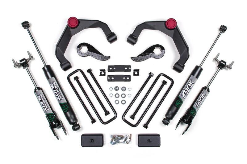 Zone Offroad 2020 GM 2500 / 3500 HD 3In Adventure Series (OE Key 84634344) w/o Overloads - Fox