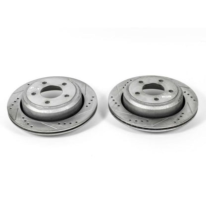 PowerStop Power Stop 10-11 Ford Ranger Rear Evolution Drilled & Slotted Rotors - Pair