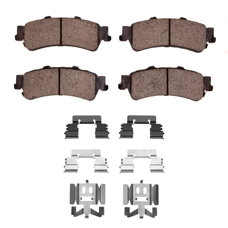 R1 Concepts R1 99-11 Cadillac DTS Rear Semi Met Pads & Hardware Kit