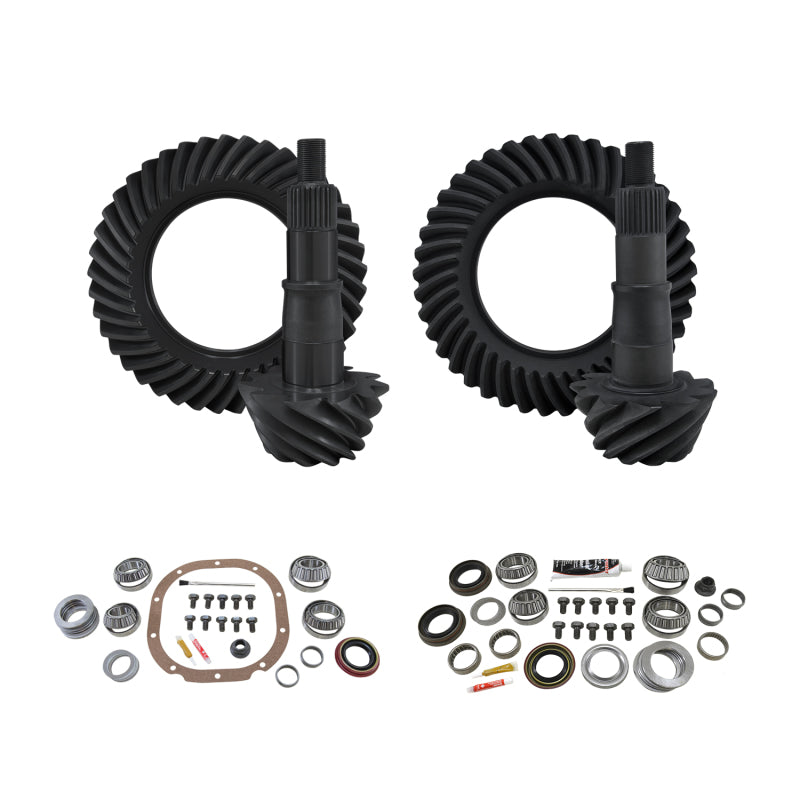 Yukon Gear & Axle Yukon Gear & Install Kit Package for 00-08 Ford F150 8.8in Front & Rear 3.73 Ratio