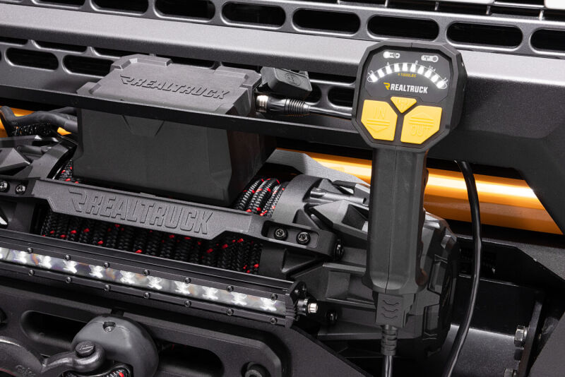 Go Rhino RealTruck Universal Traction Recovery 13K Winch - Black