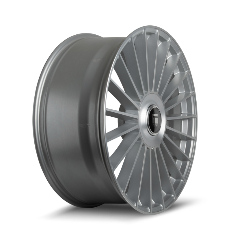Touren 3610 TR10 24x10 / 5x112/120 BP / 35mm Offset / 74.1mm Hub Satin Silver Machined Wheel