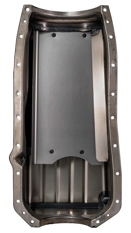 Moroso 65-Up Oldsmobile V-8 (330-455) Marine Stroker Box Sump Flat Bottom 10qt 7.25in Steel Oil Pan