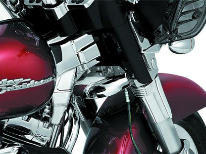 Kuryakyn Lower Tree Wind Deflector 80-13 Touring Chrome