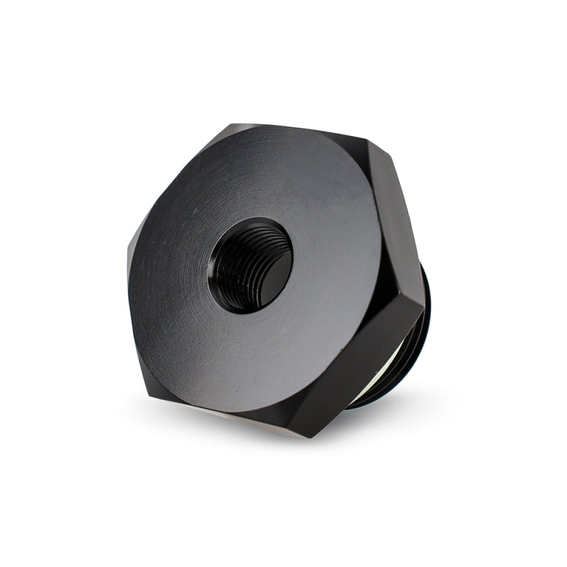 Mishimoto M22 x 1.5 With 1/8-27 NPT Port - Aluminum Fitting - Black