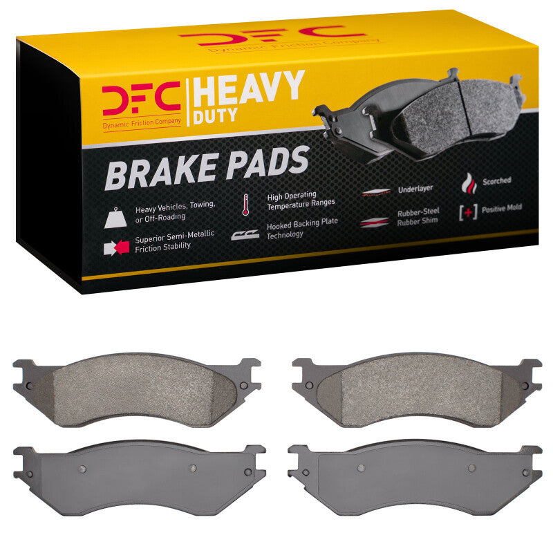 DFC 00-08 Dodge Ram 2500 Front/Rear Heavy Duty Pads - Semi Metallic