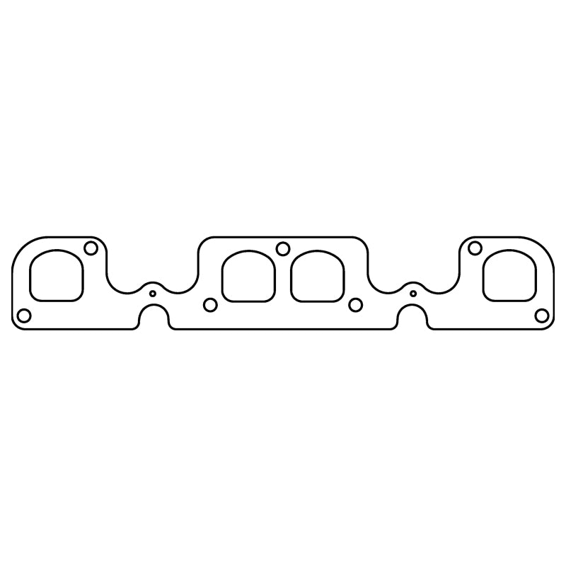 Cometic Gasket Cometic Chevy Gen1 SB V8 .030in MLS Exhaust Mani Gskt Set-1.780in x 1.700in D Ports-Brodix 12B Head
