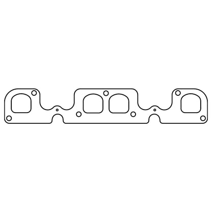 Cometic Gasket Cometic Chevy Gen1 SB V8 .030in MLS Exhaust Mani Gskt Set-1.780in x 1.700in D Ports-Brodix 12B Head