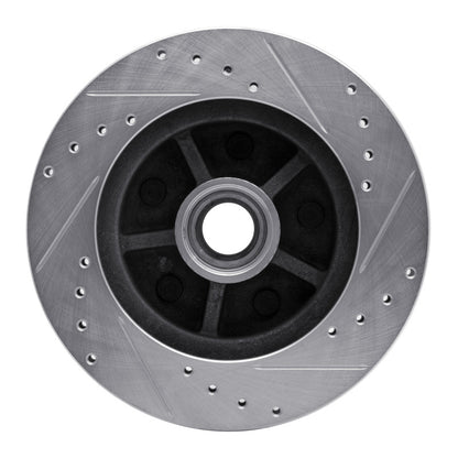 R1 Concepts R1 1988-1991 Chevrolet C1500 Front Left Drilled & Slotted Silver Brake Rotor
