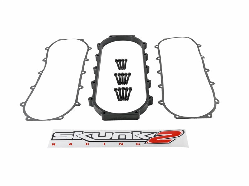 Skunk2 Racing Skunk2 Ultra Series Honda/Acura Black RACE Intake Manifold 1 Liter Spacer (Inc Gasket & Hardware)