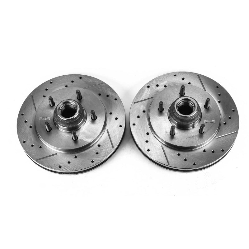 PowerStop Power Stop 97-00 Ford Expedition Front Evolution Drilled & Slotted Rotors - Pair
