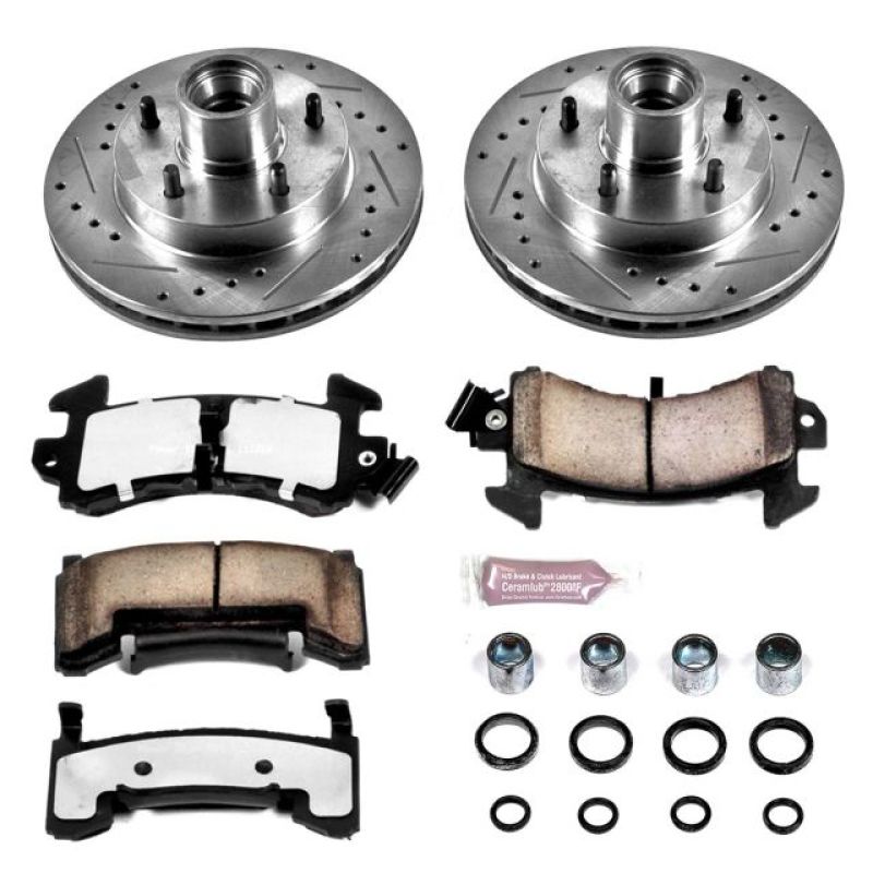 PowerStop Power Stop 79-81 Buick Century Front Z36 Truck & Tow Brake Kit