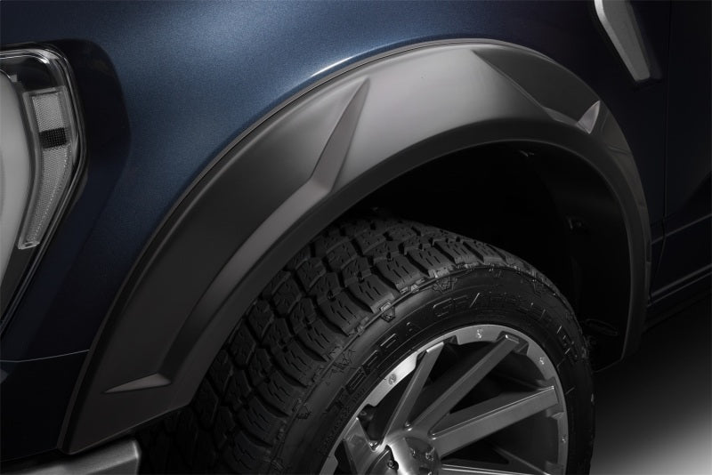 Husky Liners 18-20 Ford F-150 (67.1/78.9/97.6in. Bed) DRT Style Fender Flares (Smooth) 4pc - Blk