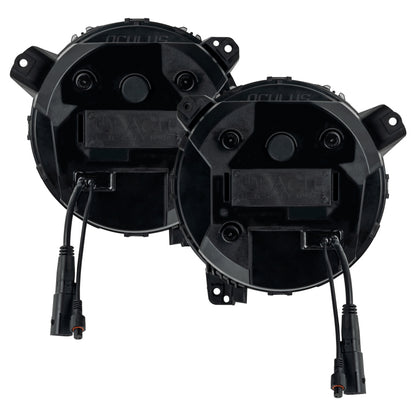 ORACLE Lighting Oracle Jeep Wrangler JL Oculus Bi-LED Projector Headlights- Graphite Metallic - 5500K