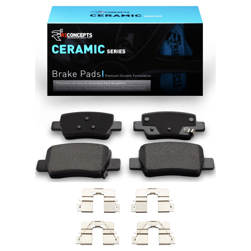 R1 Concepts R1 2021-2025 Hyundai Kona Rear R1 Ceramic Pads & Hardware Kit