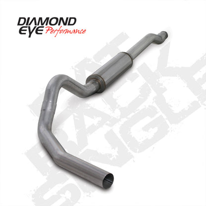 Diamond Eye Performance Diamond Eye KIT 4in Catback Single AL: 03-07 FORD 6.0L F250/F350