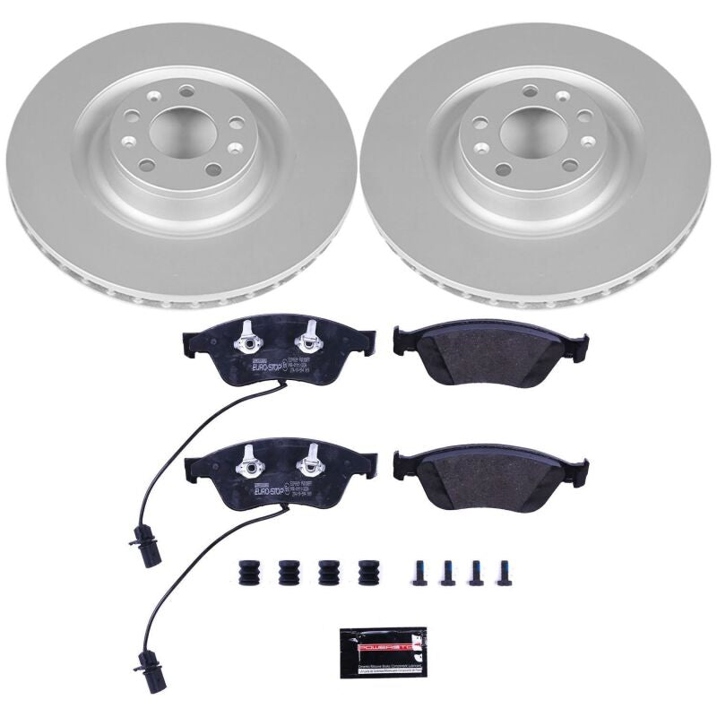 PowerStop Power Stop 09-11 Audi A6 Quattro Front Euro-Stop Brake Kit